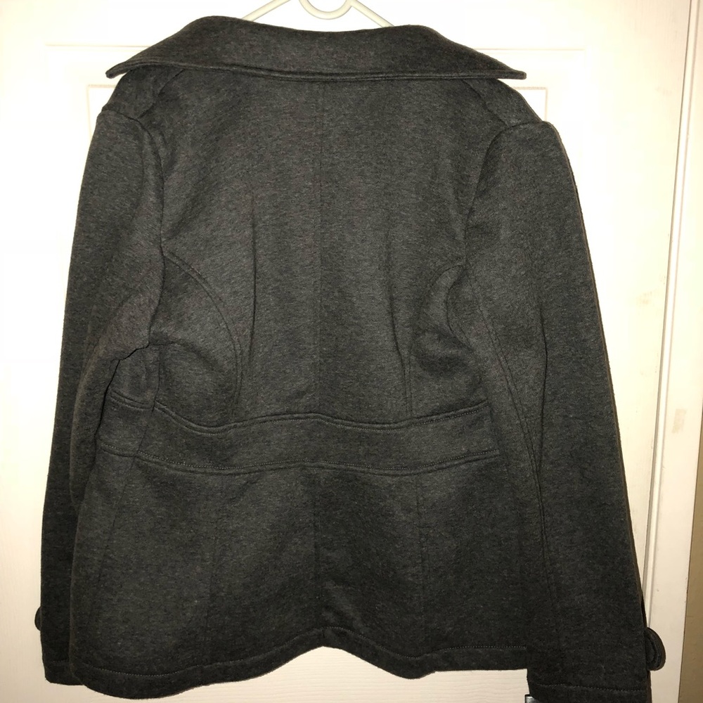 Grey iris basic coat - Picture 2 of 3